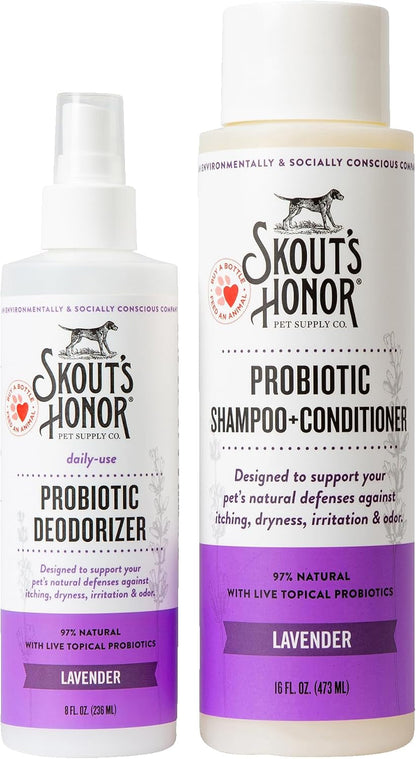 Happy Puppy Probiotic Grooming Bundle – Shampoo, Conditioner & Deodorizer