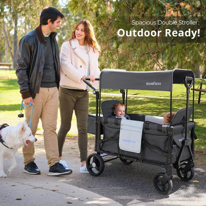 Momfann 2-Seater All-Terrain Stroller Wagon for Kids