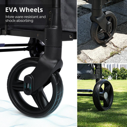 Momfann 4-in-1 Double Stroller Wagon for Kids