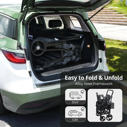 Momfann 2-Seater All-Terrain Stroller Wagon for Kids