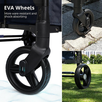 Momfann 2-Seater All-Terrain Stroller Wagon for Kids