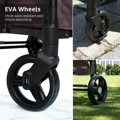 Momfann 2-Seater All-Terrain Stroller Wagon for Kids