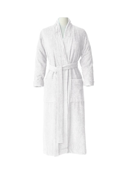 Turkish Cotton Terry Cloth Pleated Bathrobe