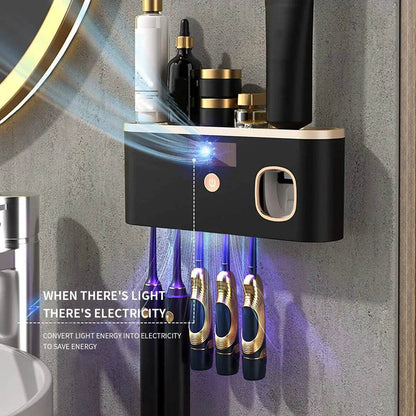 UV Toothbrush Sanitizer & Holder – Rechargeable Clean