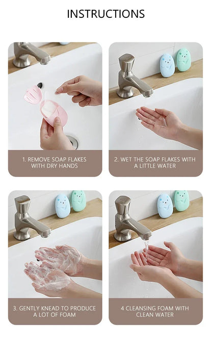50/150Pcs Travel Soap Sheets Portable Soap Paper Bath Hand Outdoor Travel Cleaning Soap Sheet Fragrance Foam Suitable Camping