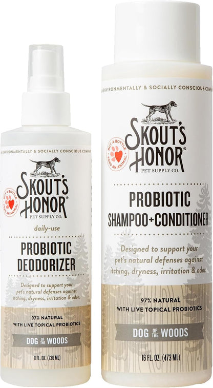 Happy Puppy Probiotic Grooming Bundle – Shampoo, Conditioner & Deodorizer