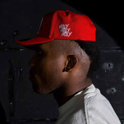 ‘7’ Premium SnapBack - Red/White