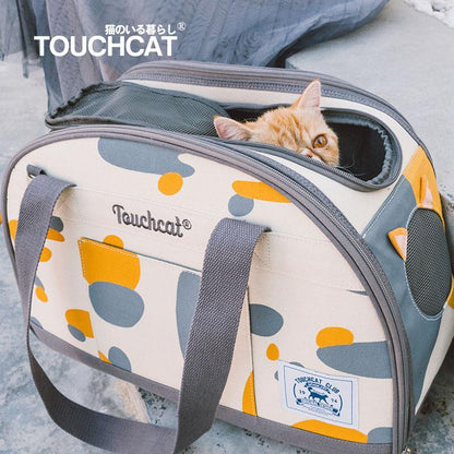 Touchcat 'Tote-Tails' Designer Airline Approved Collapsible Cat Carrier